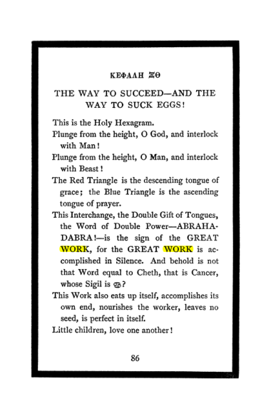 Original scan of The Book of Lies, PDF page 90
