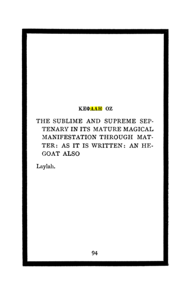 Original scan of The Book of Lies, PDF page 98