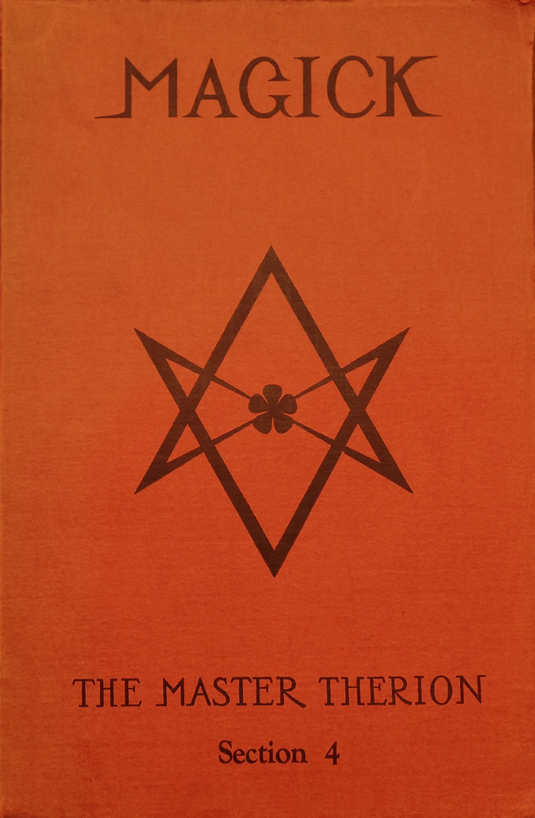 Original scan of Magick in Theory and Practice (Section 4), PDF page 1