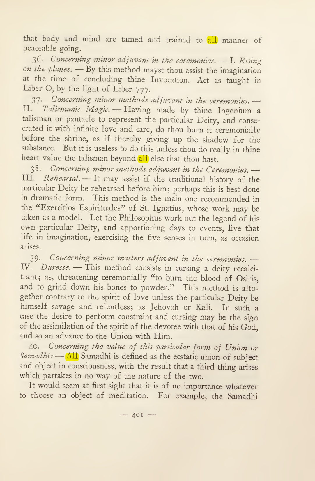 Original scan of Magick in Theory and Practice (Section 4), PDF page 101