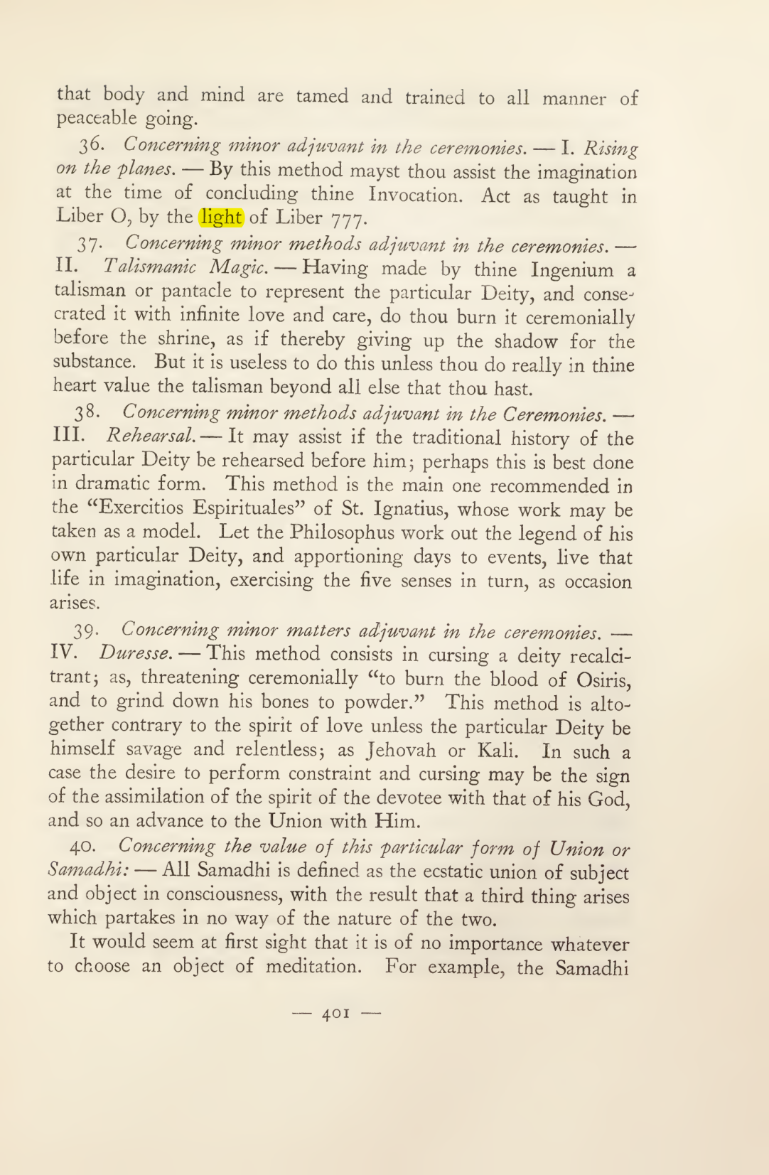 Original scan of Magick in Theory and Practice (Section 4), PDF page 101