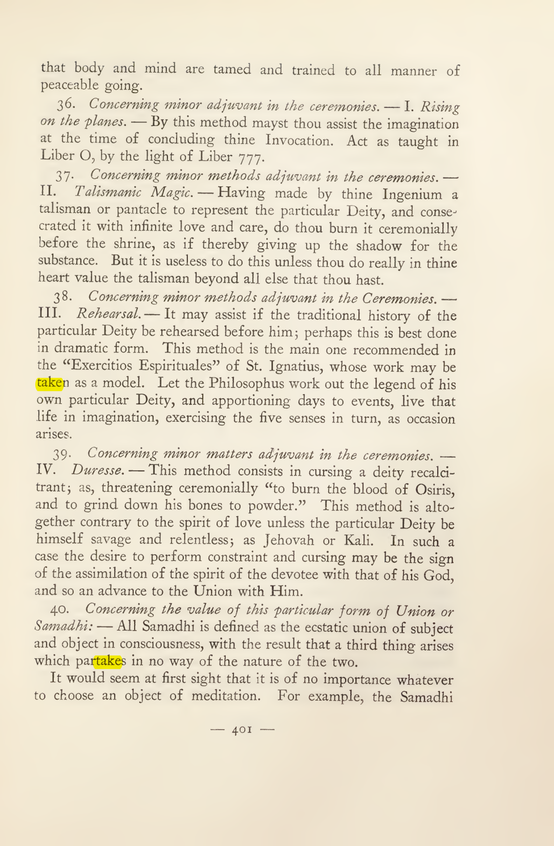 Original scan of Magick in Theory and Practice (Section 4), PDF page 101