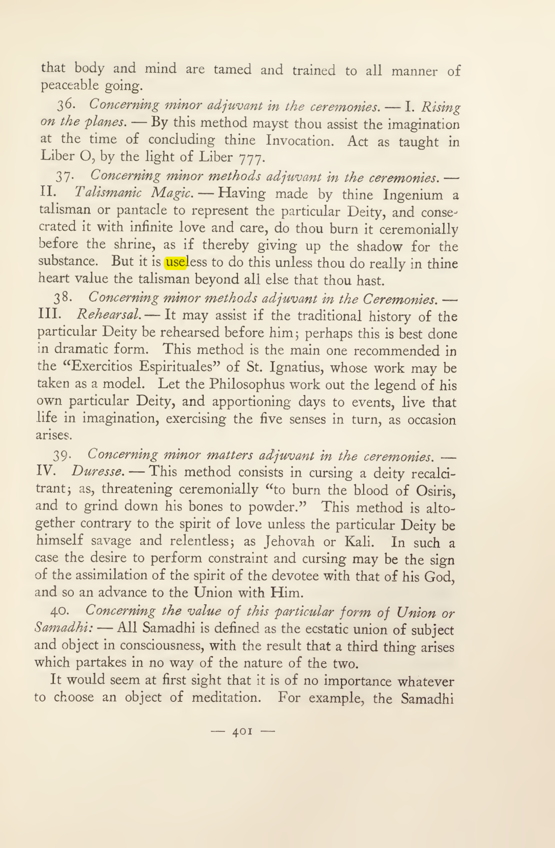 Original scan of Magick in Theory and Practice (Section 4), PDF page 101