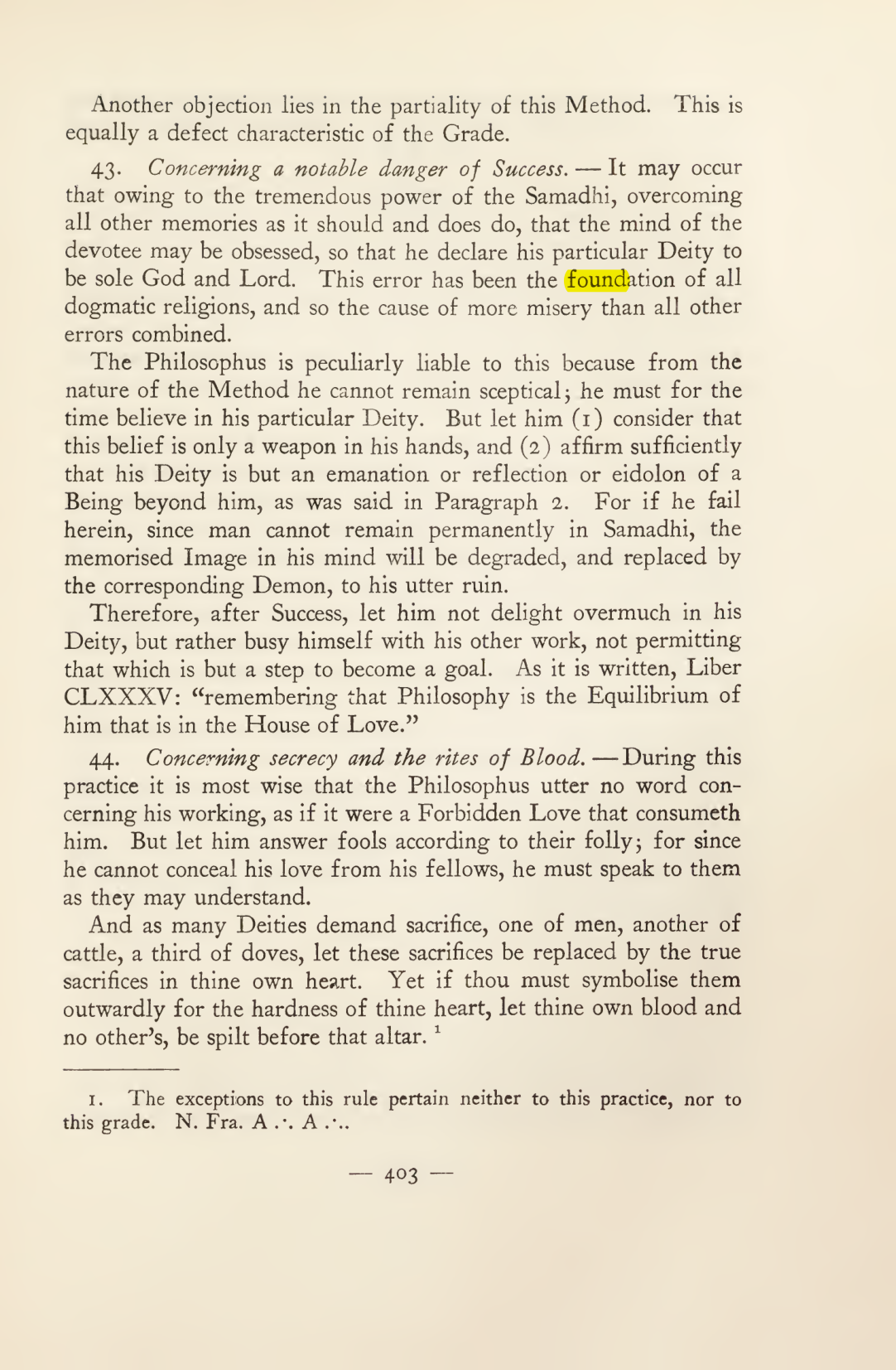 Original scan of Magick in Theory and Practice (Section 4), PDF page 103