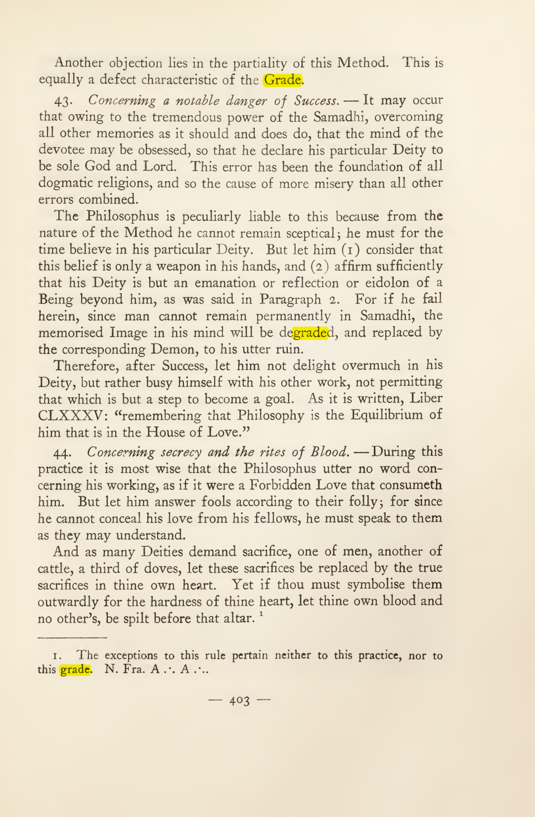 Original scan of Magick in Theory and Practice (Section 4), PDF page 103