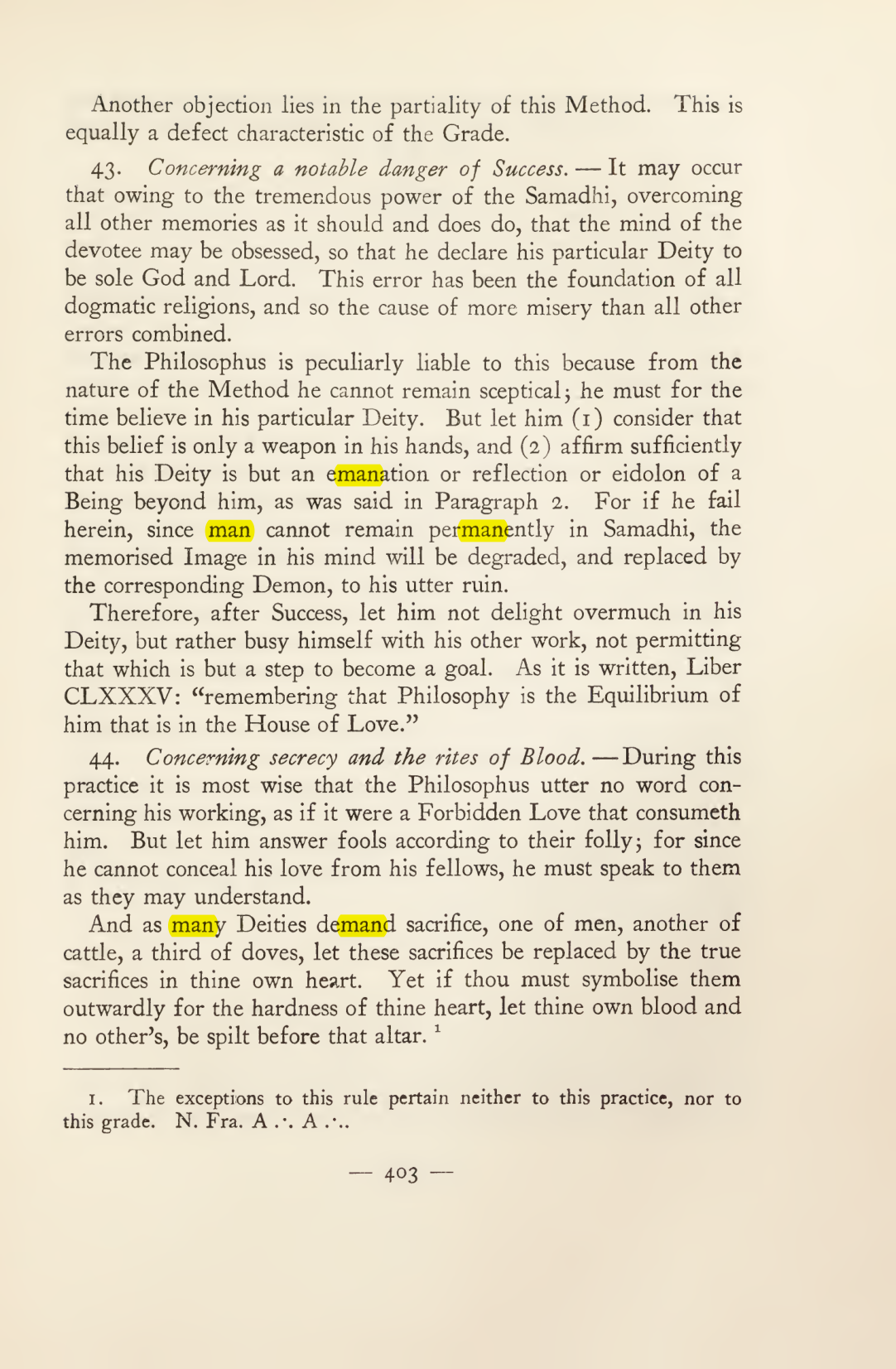 Original scan of Magick in Theory and Practice (Section 4), PDF page 103