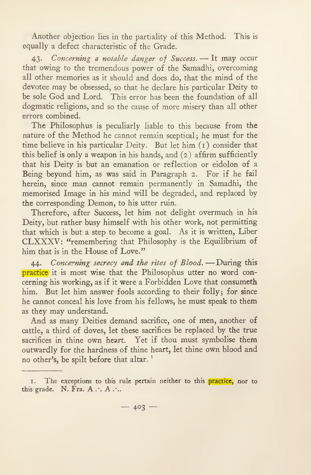 Original scan of Magick in Theory and Practice (Section 4), PDF page 103