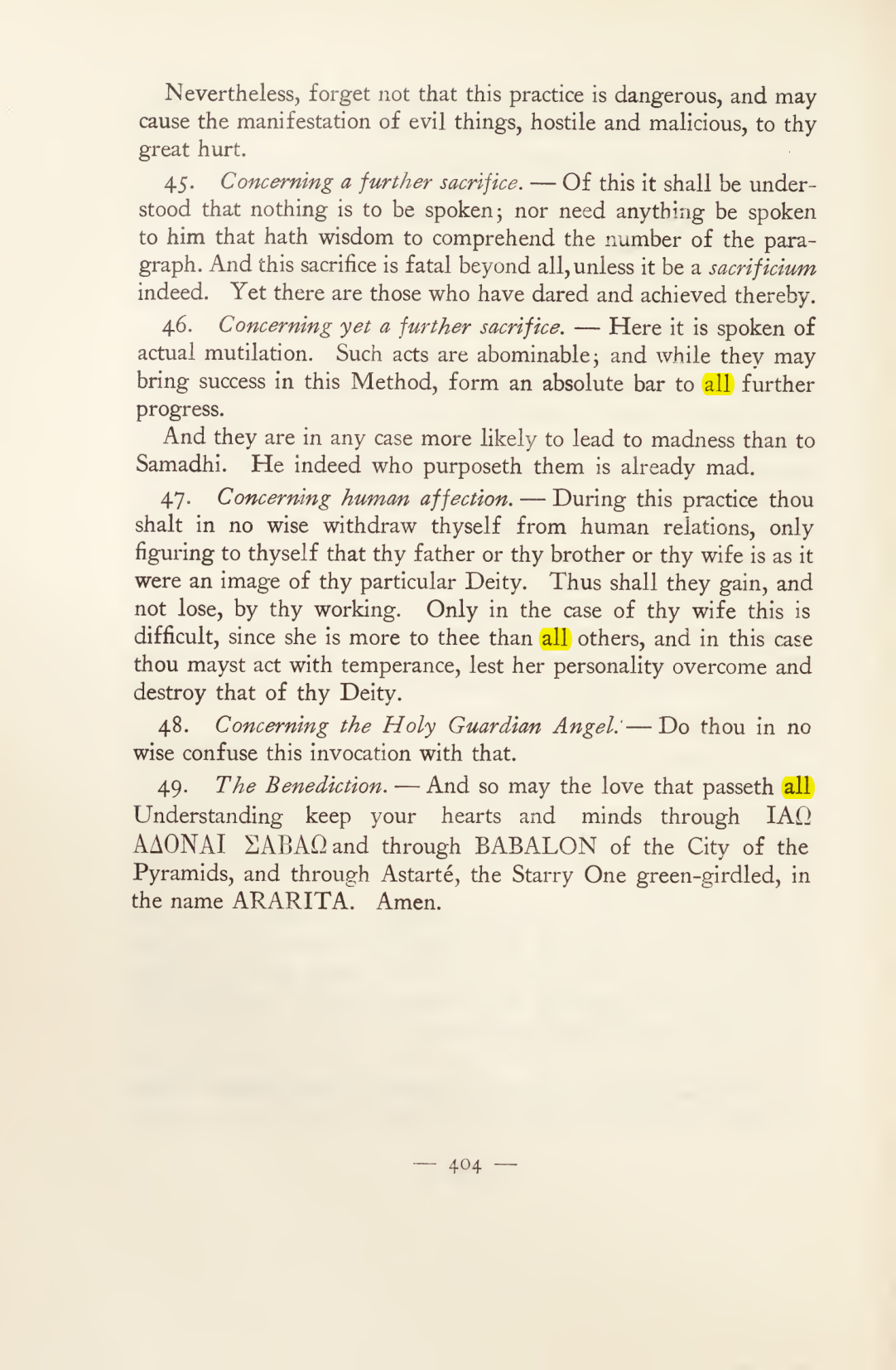 Original scan of Magick in Theory and Practice (Section 4), PDF page 104