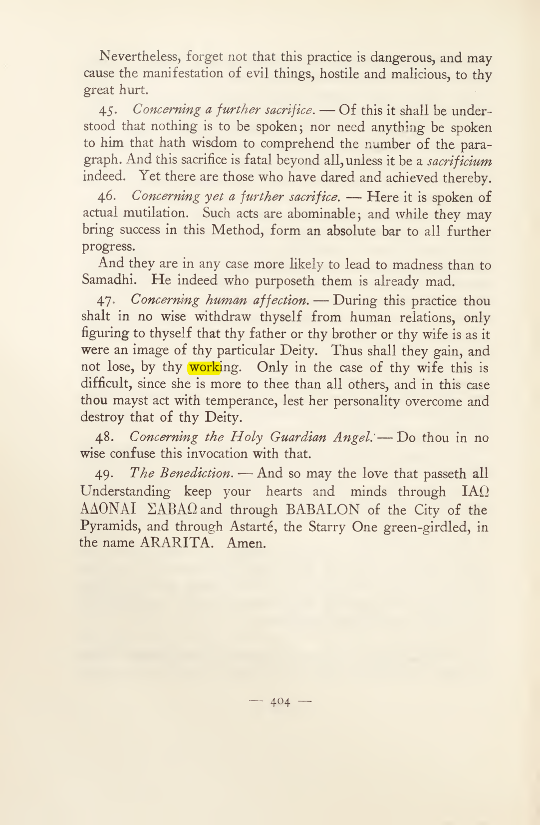 Original scan of Magick in Theory and Practice (Section 4), PDF page 104