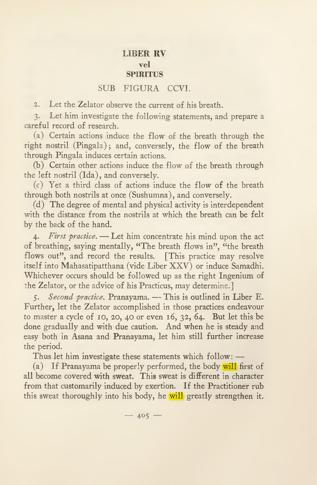 Original scan of Magick in Theory and Practice (Section 4), PDF page 105