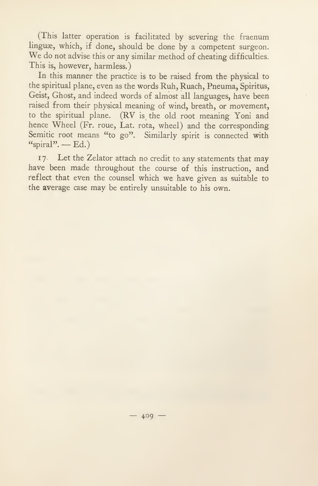 Original scan of Magick in Theory and Practice (Section 4), PDF page 109