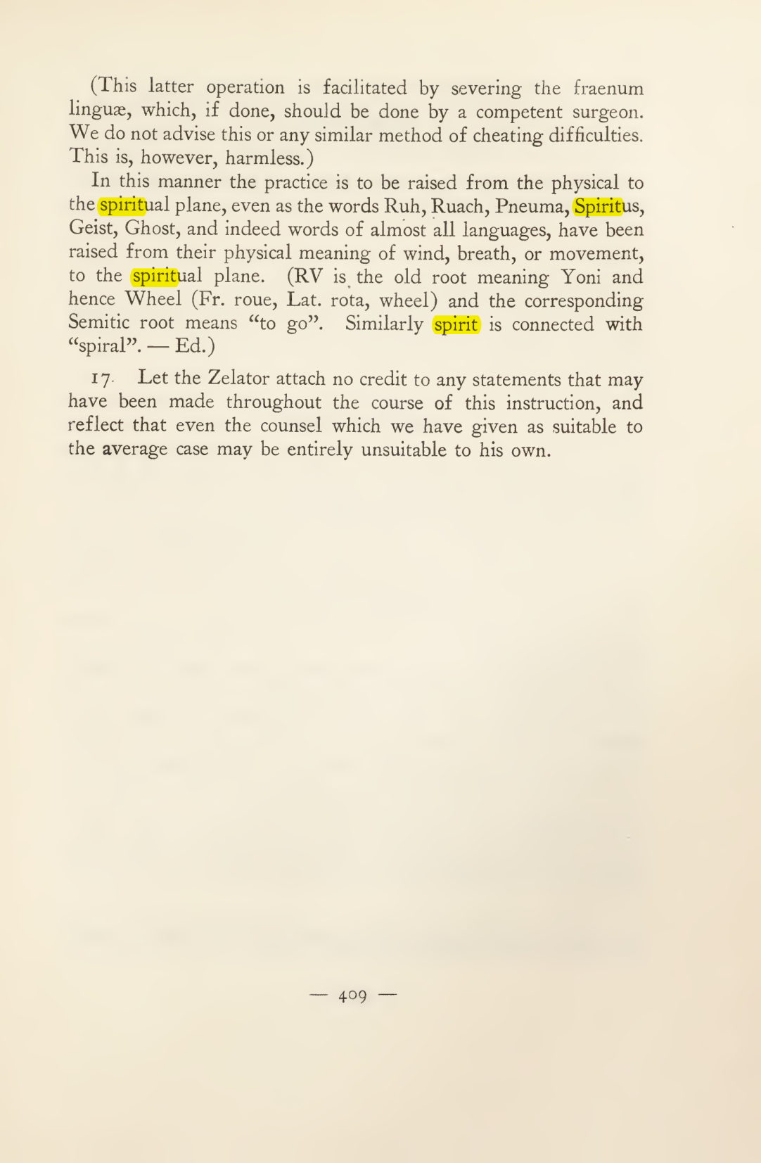 Original scan of Magick in Theory and Practice (Section 4), PDF page 109