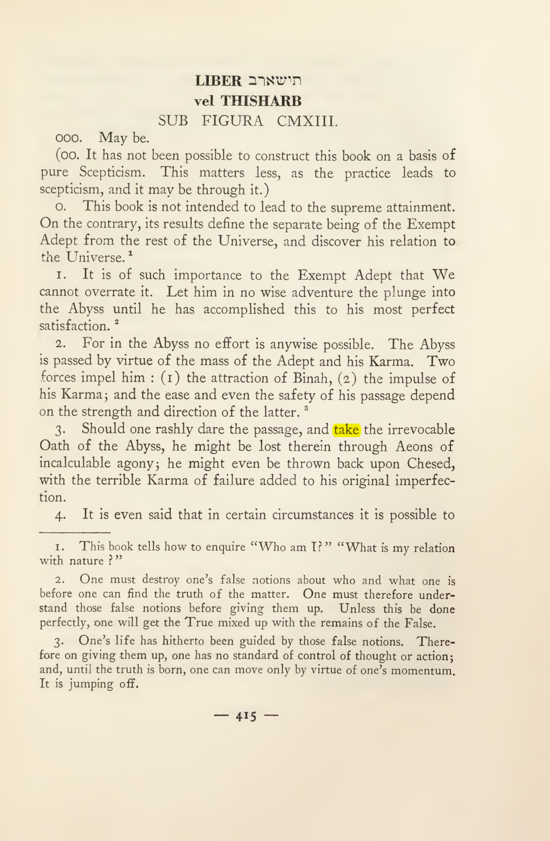 Original scan of Magick in Theory and Practice (Section 4), PDF page 115