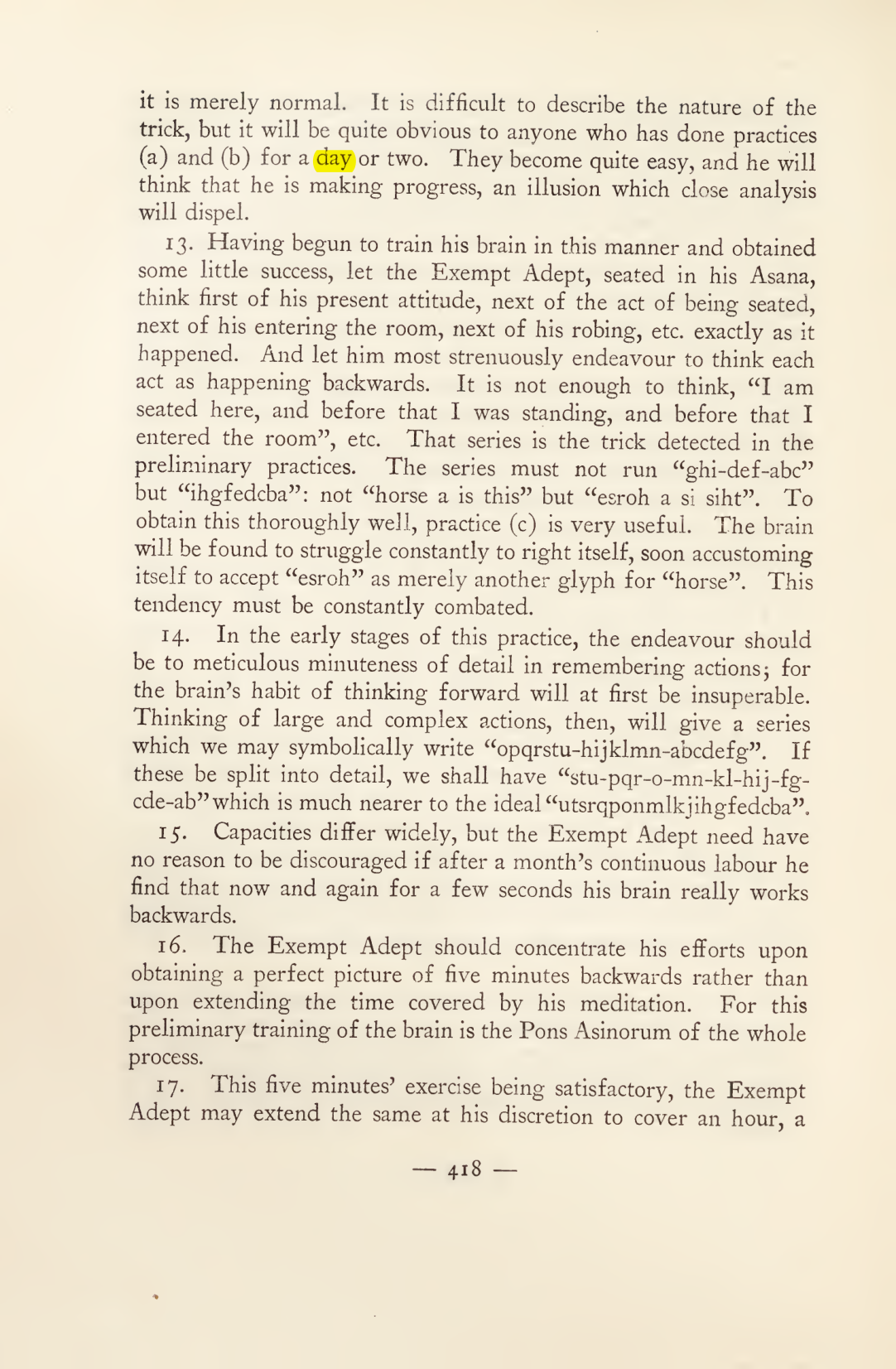 Original scan of Magick in Theory and Practice (Section 4), PDF page 118
