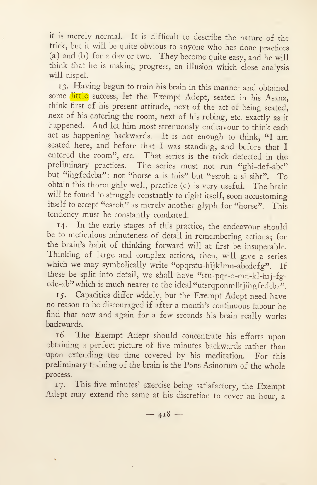 Original scan of Magick in Theory and Practice (Section 4), PDF page 118