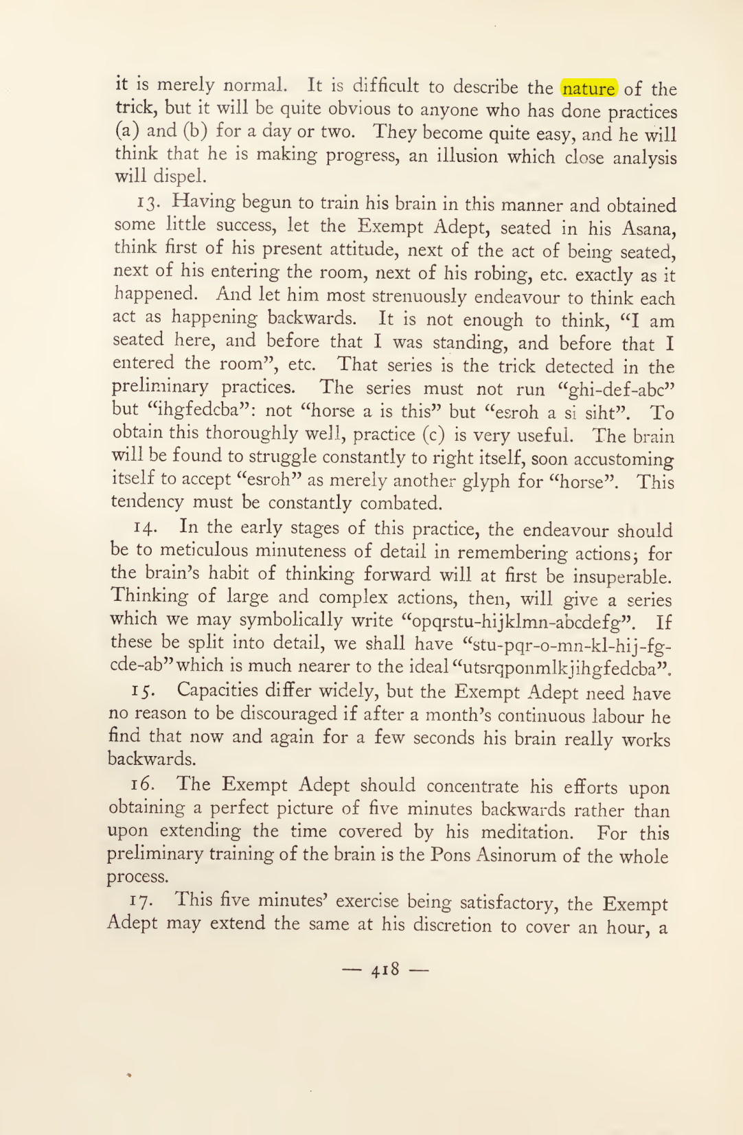 Original scan of Magick in Theory and Practice (Section 4), PDF page 118