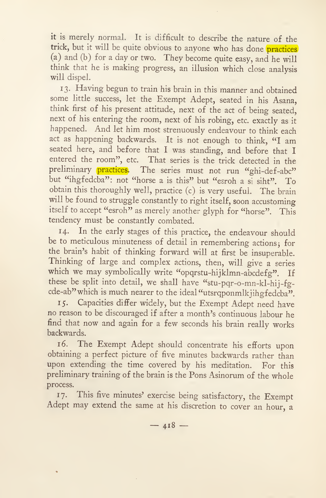 Original scan of Magick in Theory and Practice (Section 4), PDF page 118