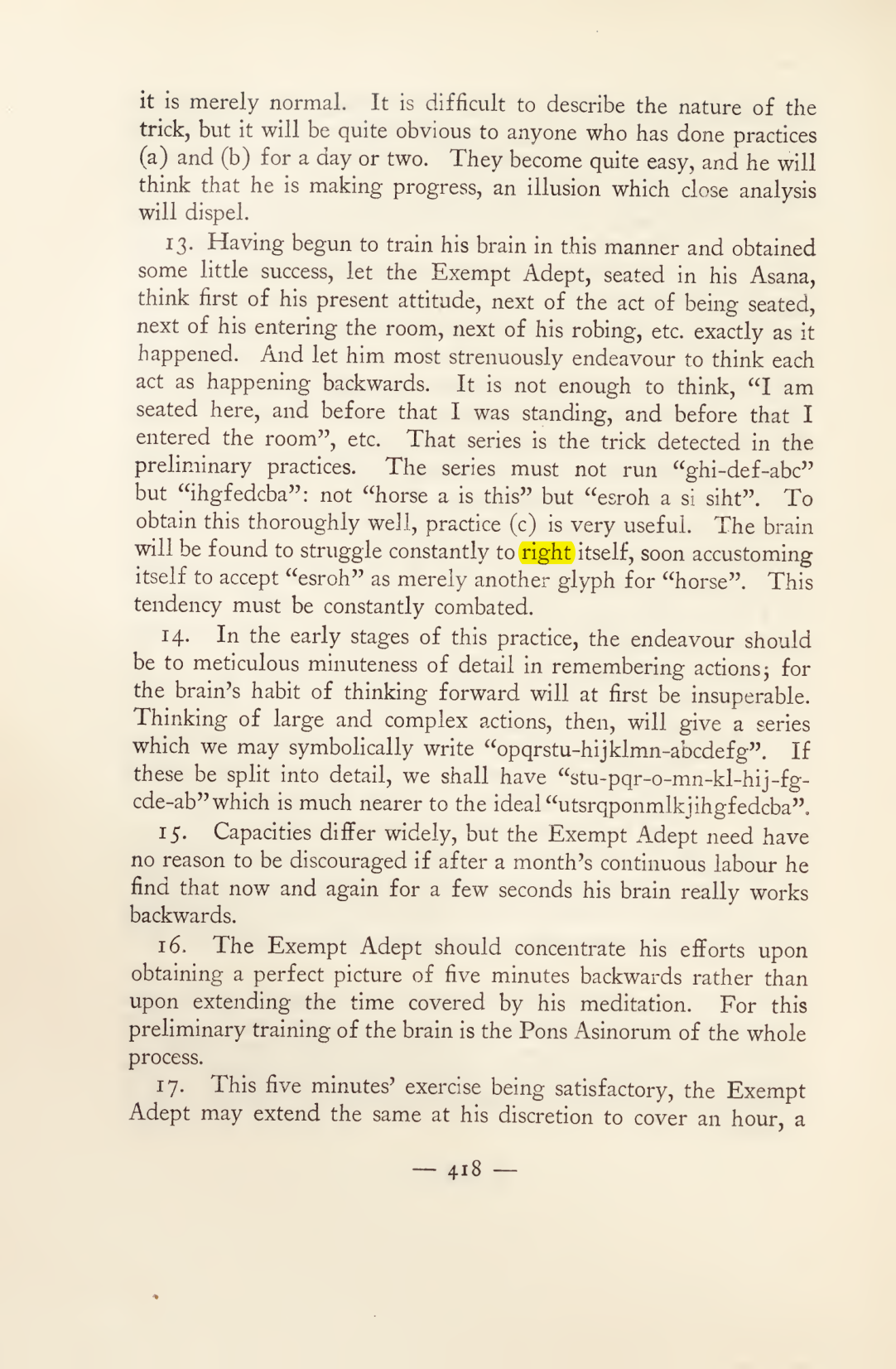 Original scan of Magick in Theory and Practice (Section 4), PDF page 118
