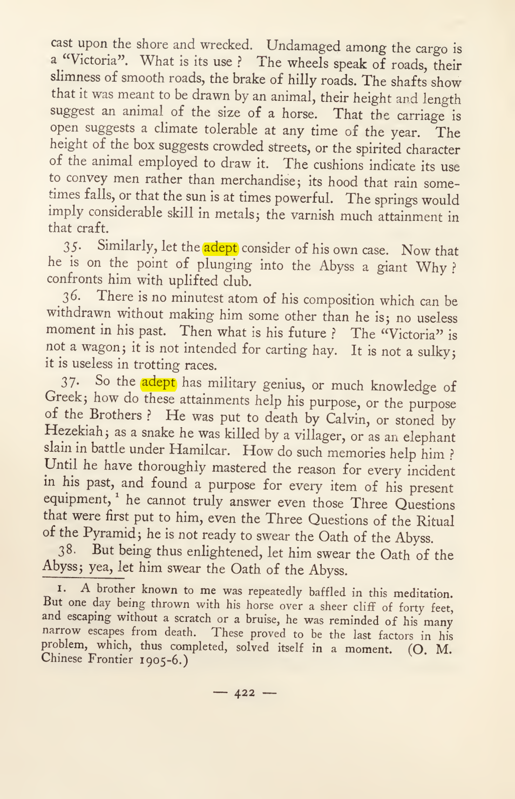 Original scan of Magick in Theory and Practice (Section 4), PDF page 122
