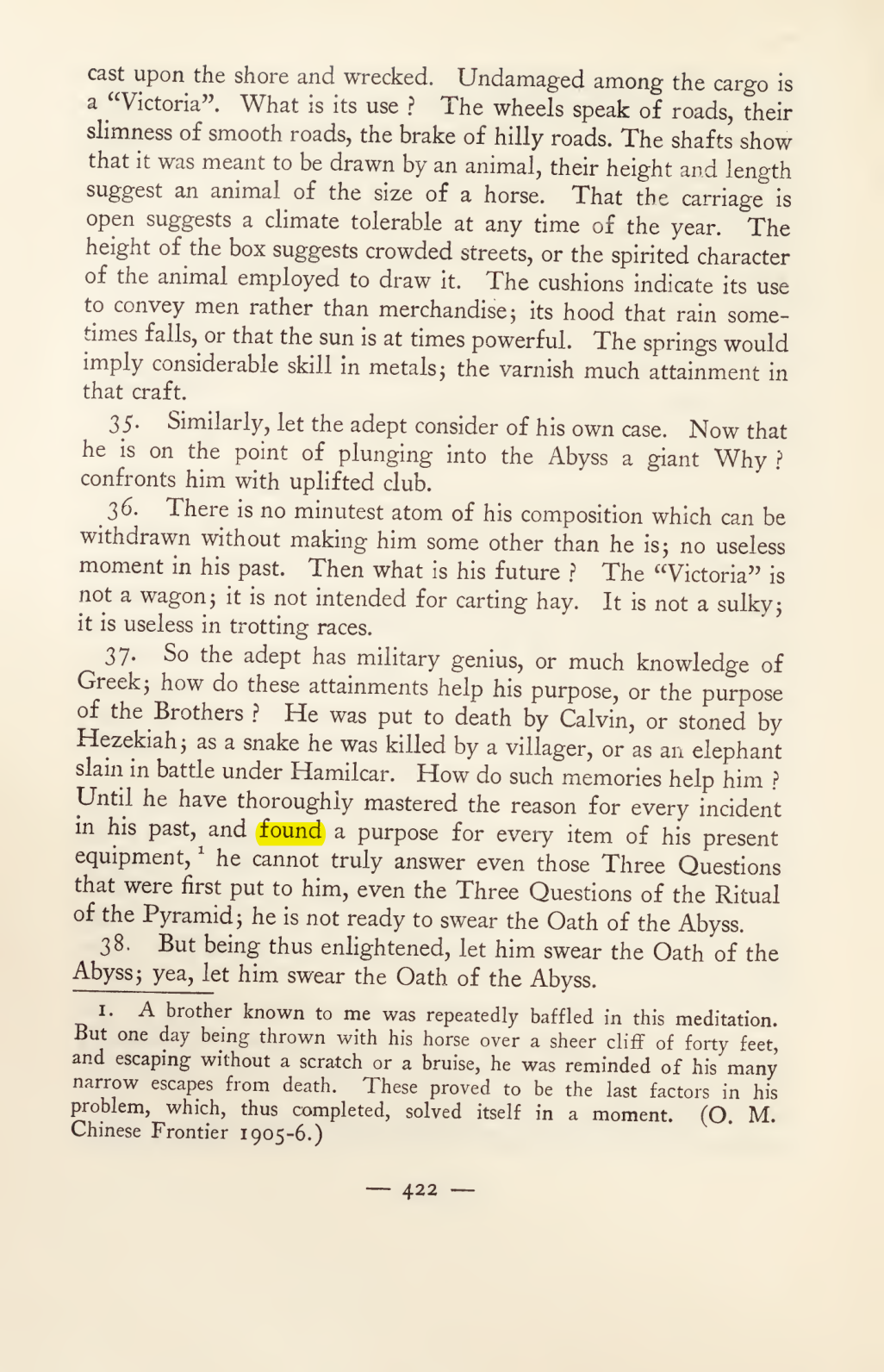Original scan of Magick in Theory and Practice (Section 4), PDF page 122