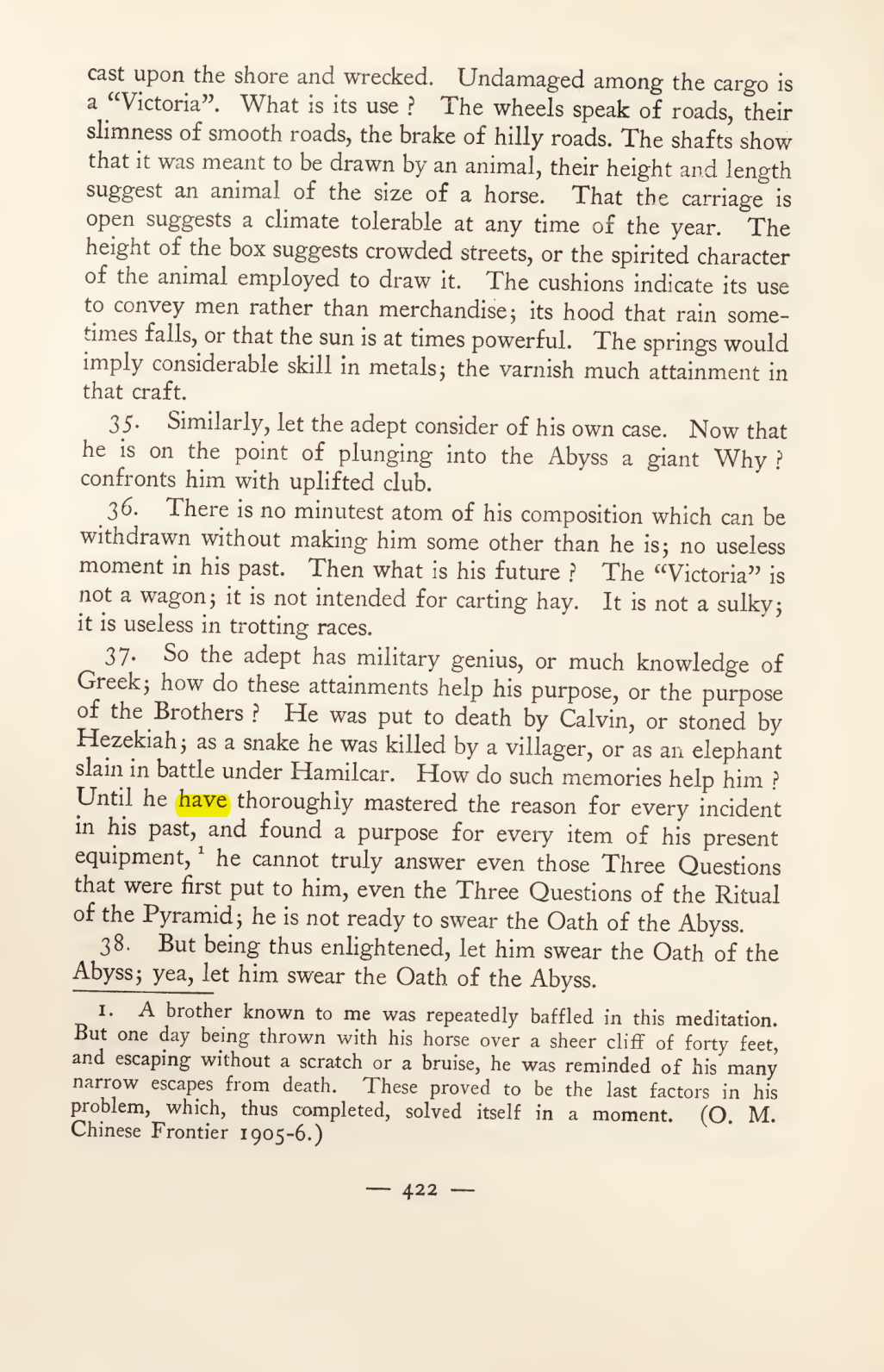 Original scan of Magick in Theory and Practice (Section 4), PDF page 122