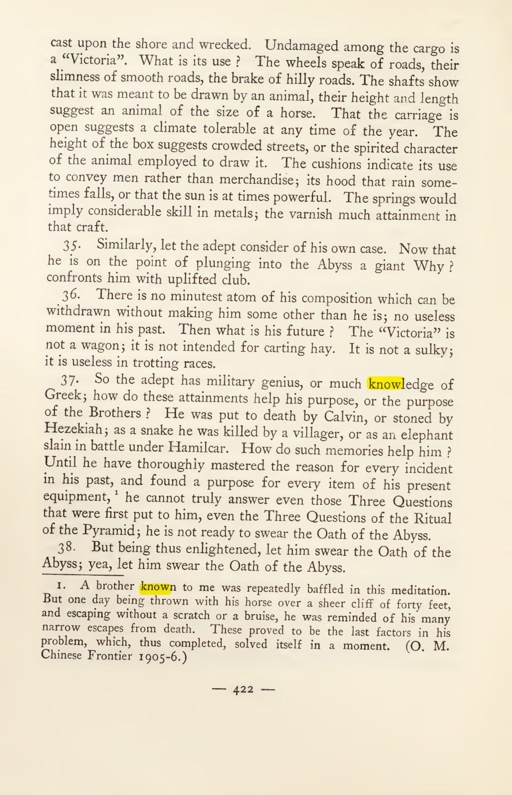 Original scan of Magick in Theory and Practice (Section 4), PDF page 122