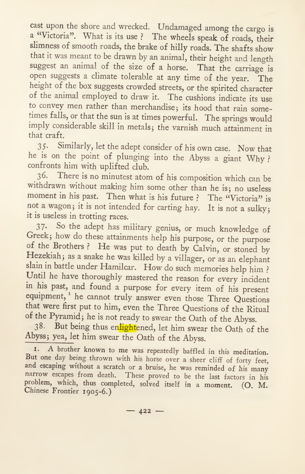 Original scan of Magick in Theory and Practice (Section 4), PDF page 122
