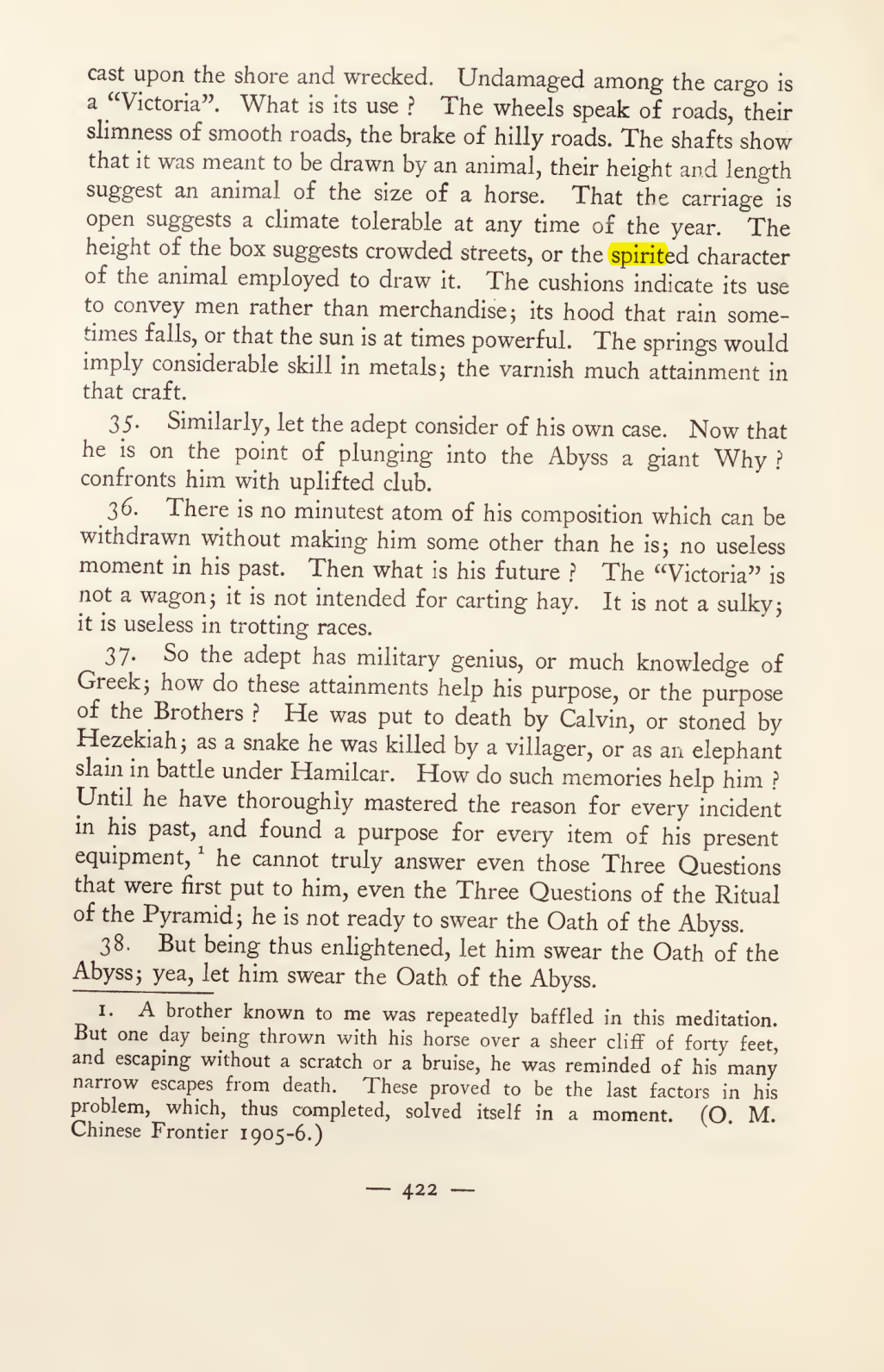 Original scan of Magick in Theory and Practice (Section 4), PDF page 122