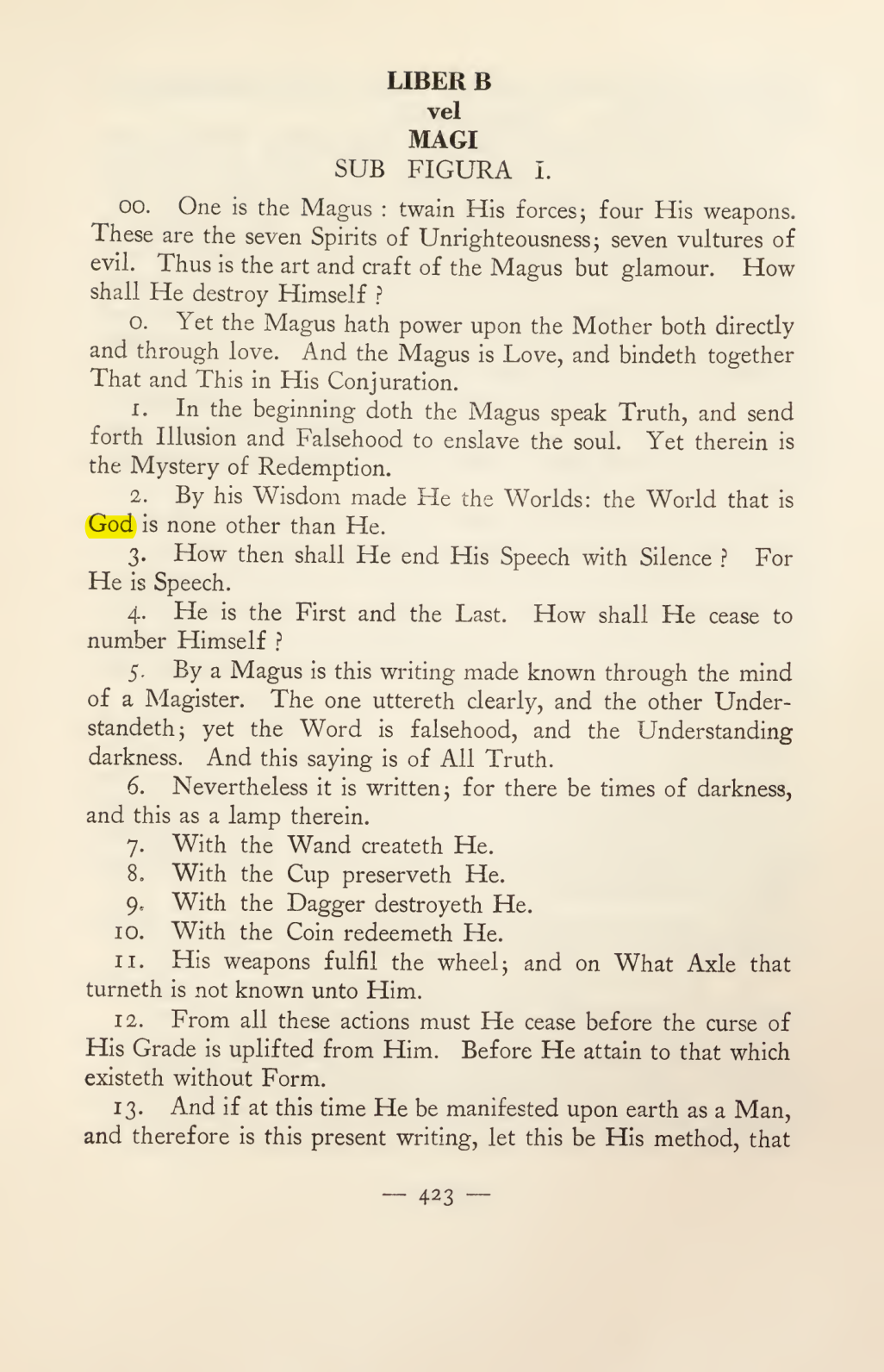 Original scan of Magick in Theory and Practice (Section 4), PDF page 123