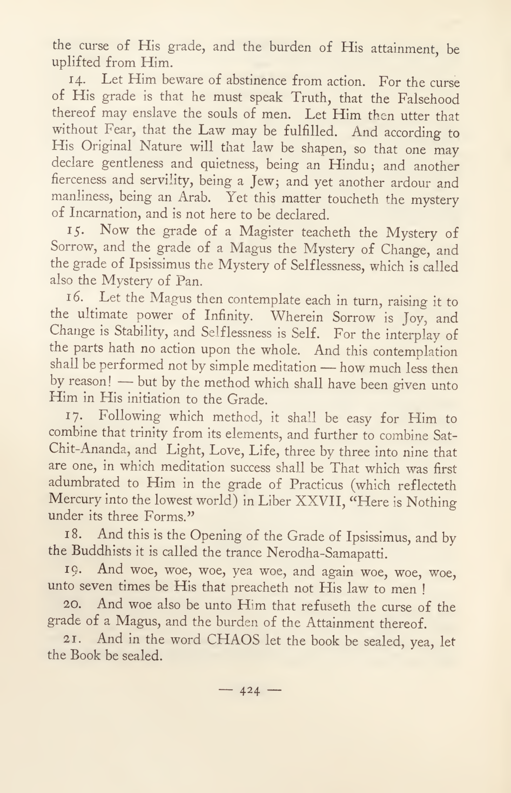Original scan of Magick in Theory and Practice (Section 4), PDF page 124