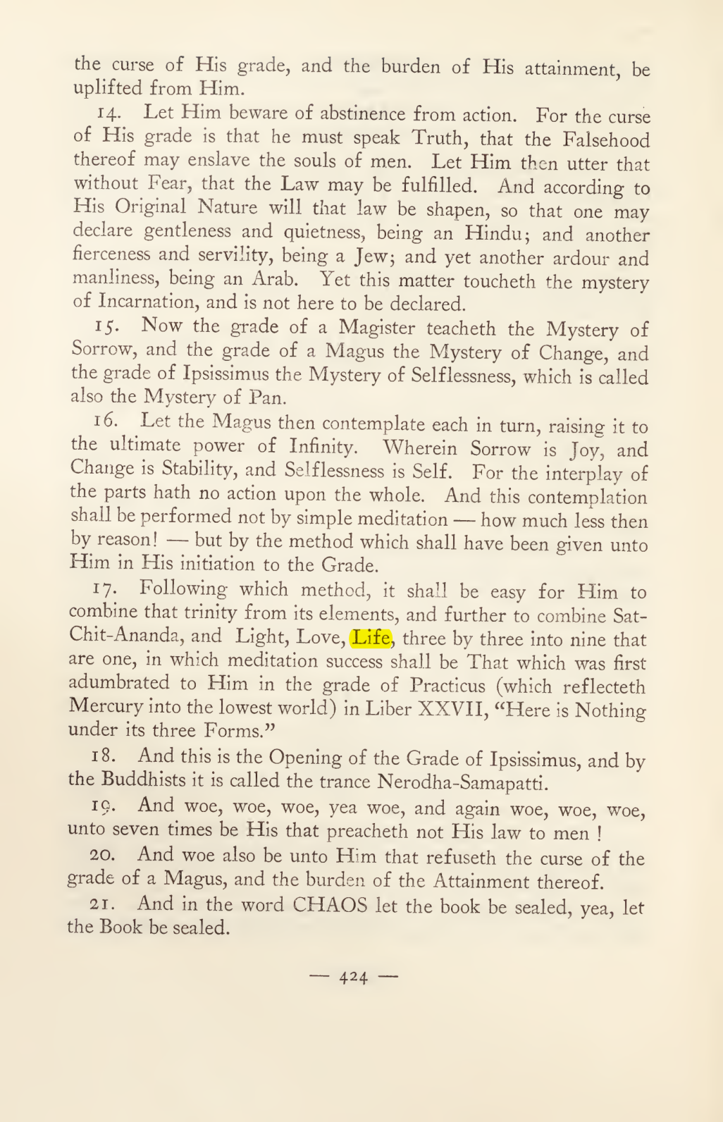 Original scan of Magick in Theory and Practice (Section 4), PDF page 124