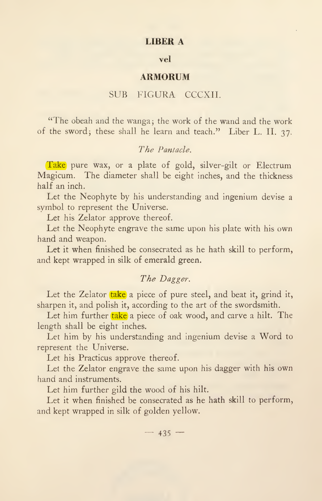 Original scan of Magick in Theory and Practice (Section 4), PDF page 135