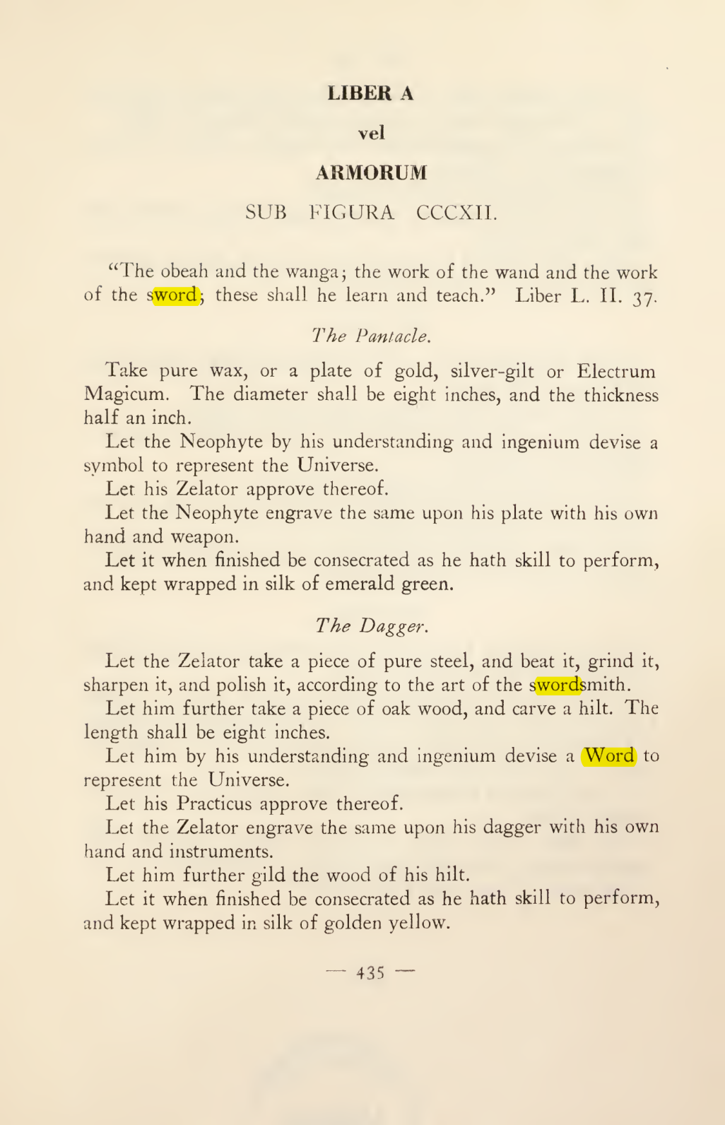Original scan of Magick in Theory and Practice (Section 4), PDF page 135