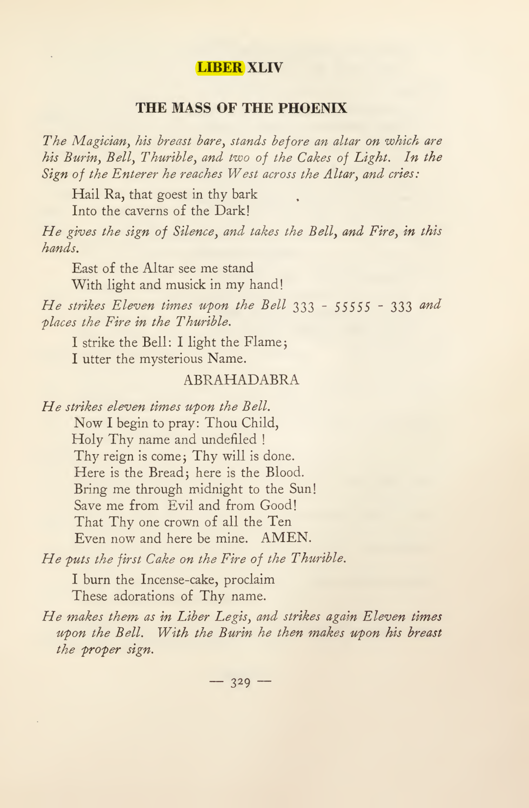 Original scan of Magick in Theory and Practice (Section 4), PDF page 29