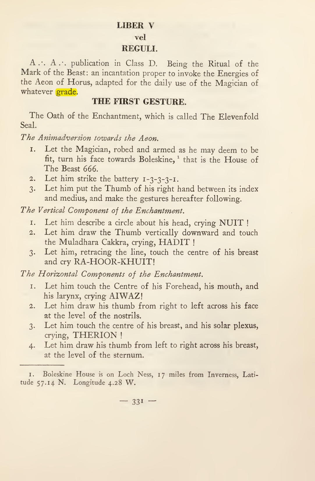 Original scan of Magick in Theory and Practice (Section 4), PDF page 31
