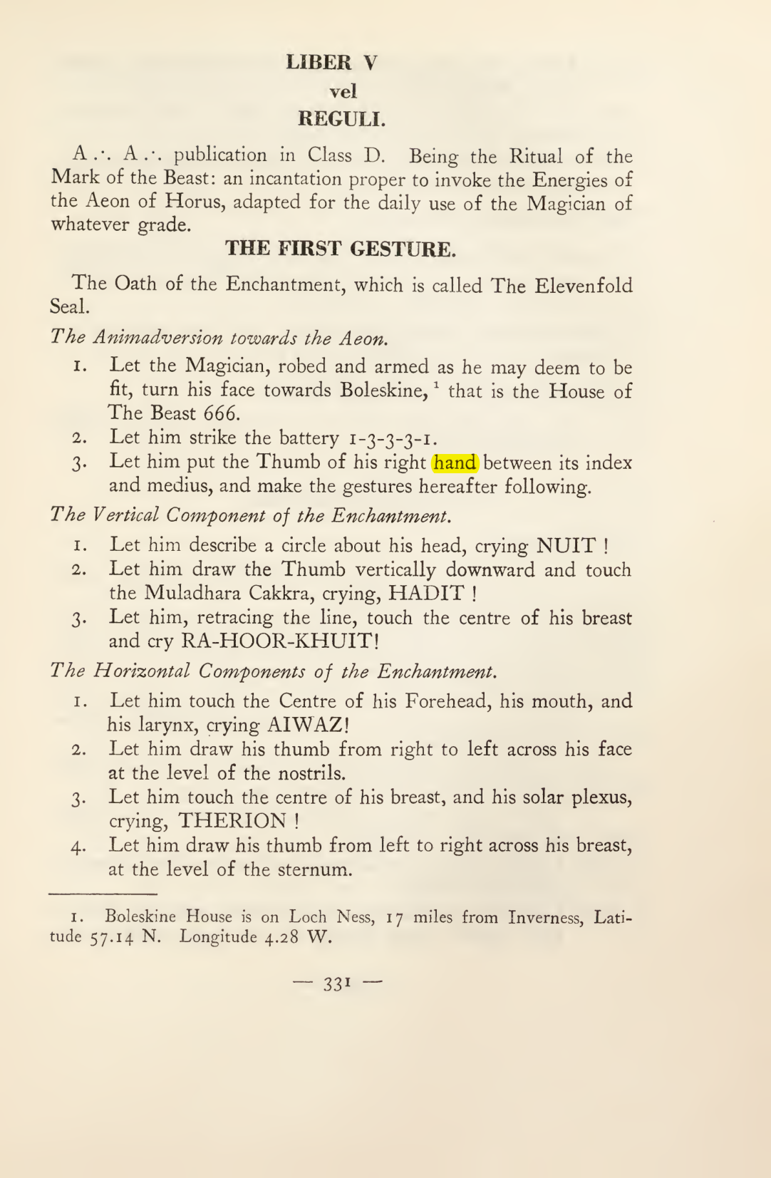 Original scan of Magick in Theory and Practice (Section 4), PDF page 31