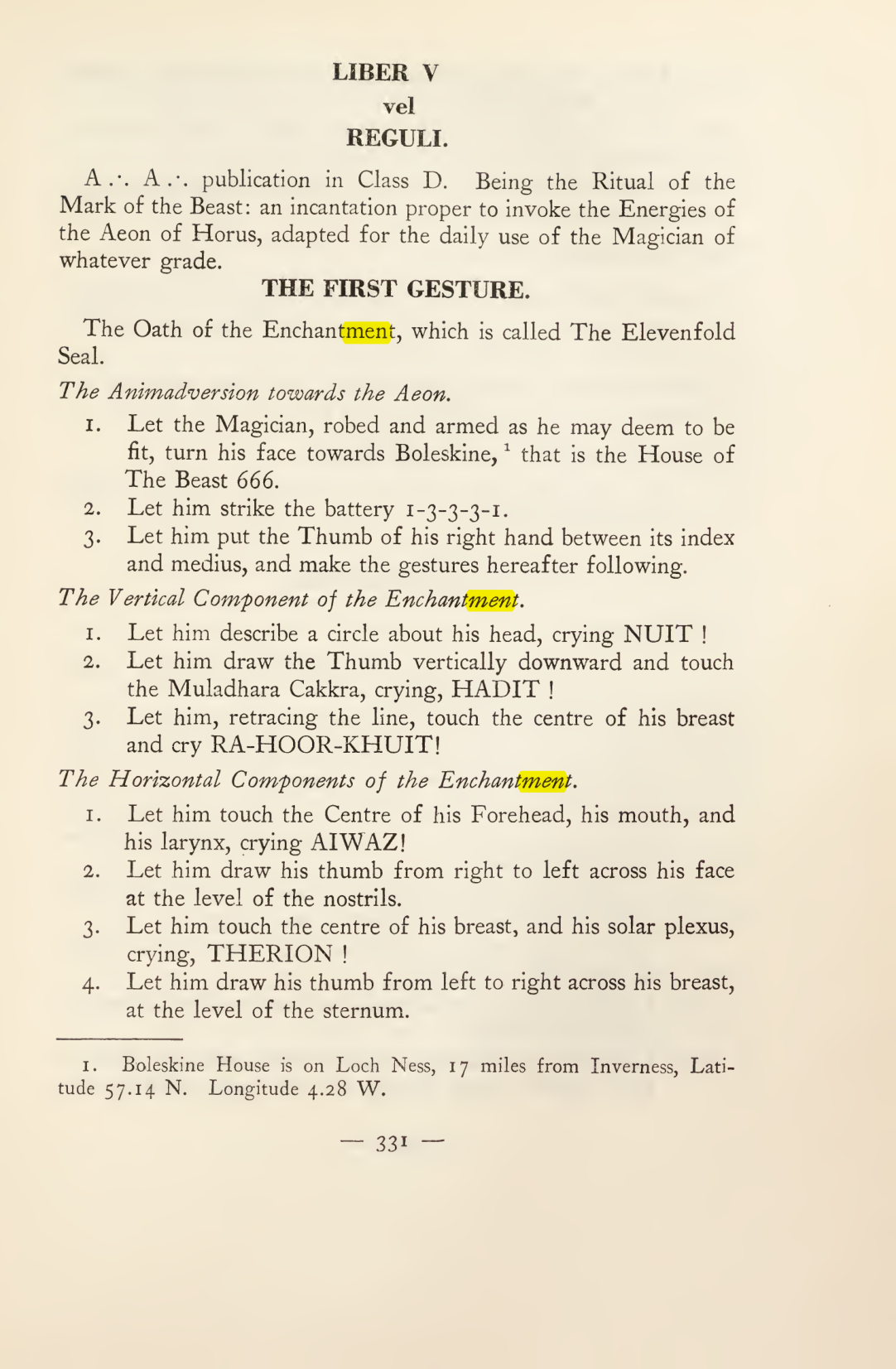 Original scan of Magick in Theory and Practice (Section 4), PDF page 31