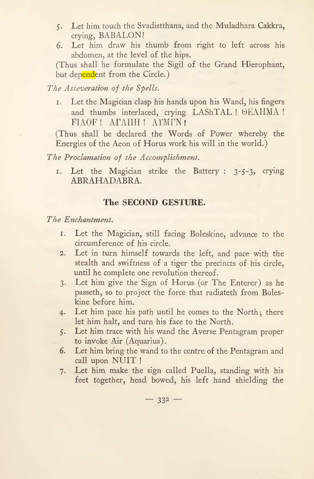 Original scan of Magick in Theory and Practice (Section 4), PDF page 32