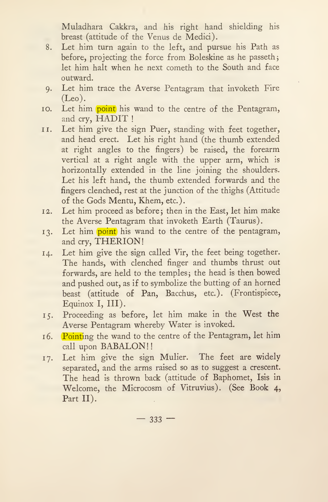 Original scan of Magick in Theory and Practice (Section 4), PDF page 33