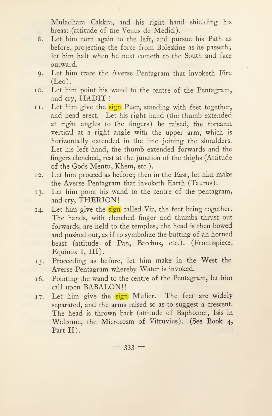 Original scan of Magick in Theory and Practice (Section 4), PDF page 33