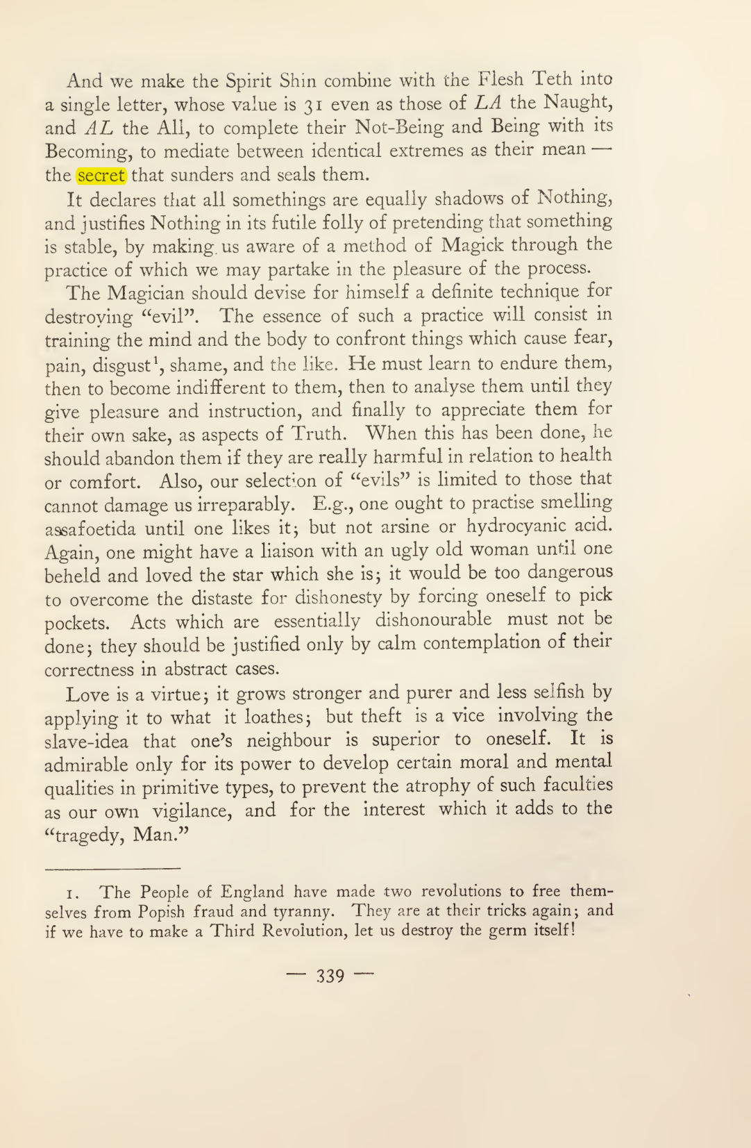 Original scan of Magick in Theory and Practice (Section 4), PDF page 39