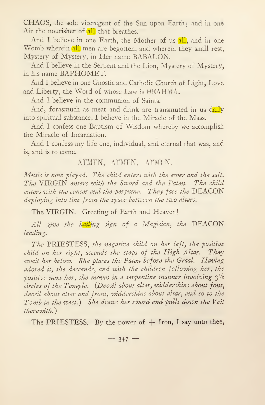 Original scan of Magick in Theory and Practice (Section 4), PDF page 47