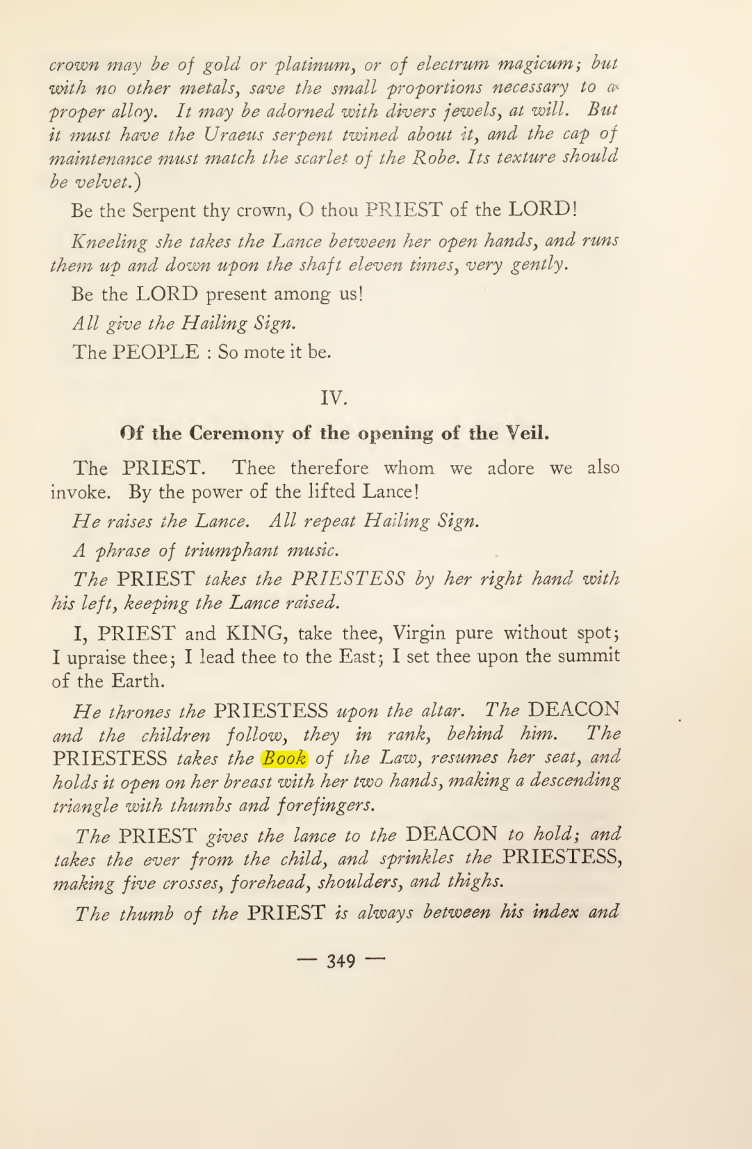 Original scan of Magick in Theory and Practice (Section 4), PDF page 49