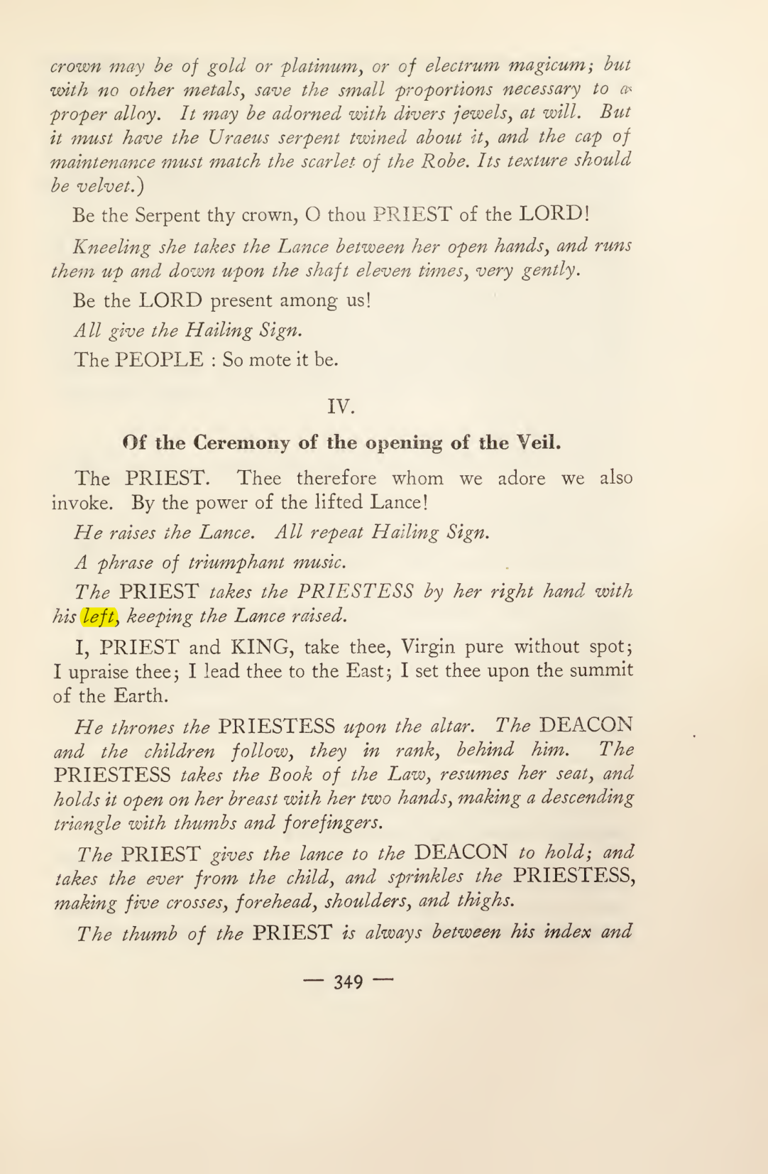 Original scan of Magick in Theory and Practice (Section 4), PDF page 49