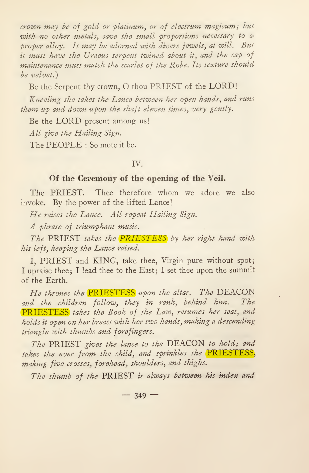 Original scan of Magick in Theory and Practice (Section 4), PDF page 49