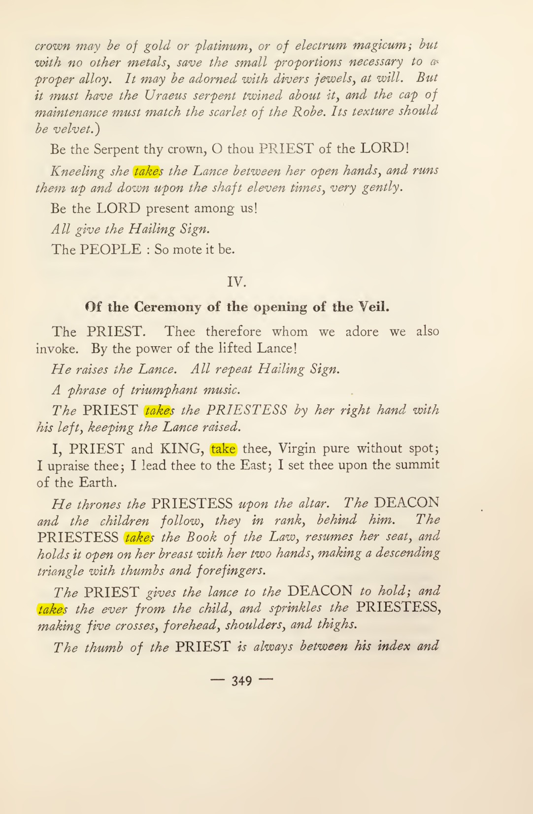 Original scan of Magick in Theory and Practice (Section 4), PDF page 49