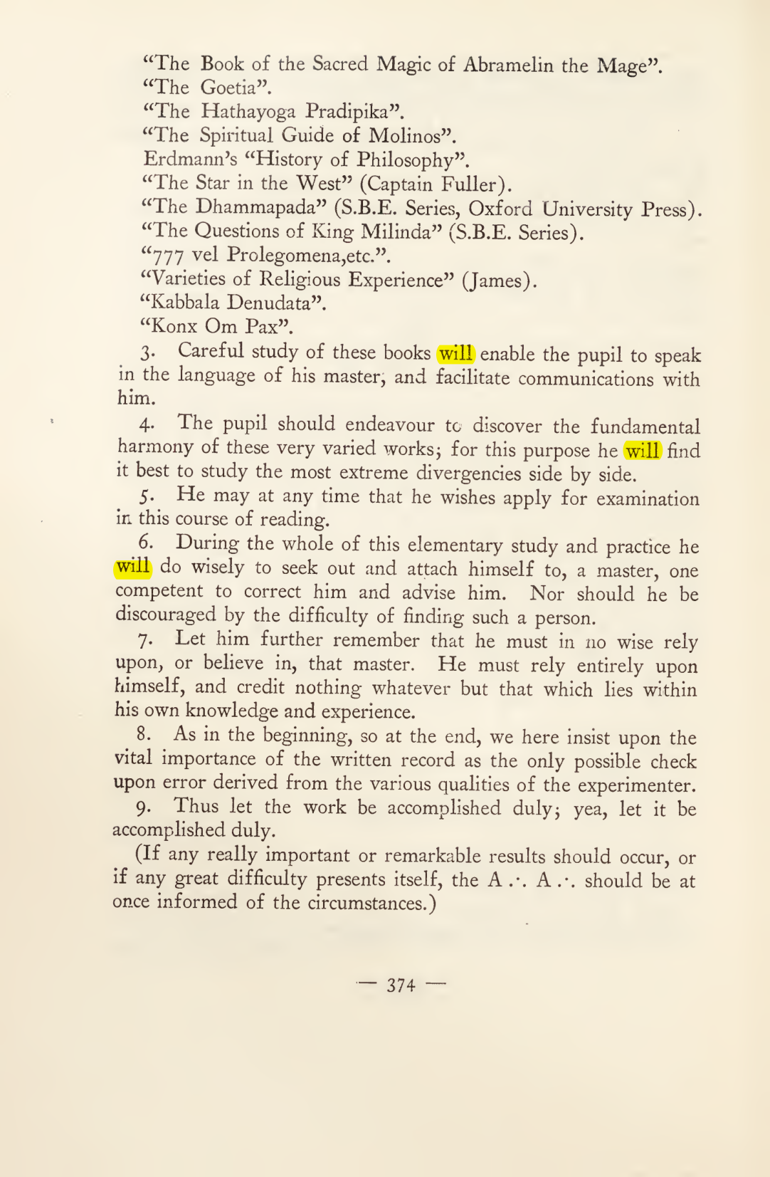 Original scan of Magick in Theory and Practice (Section 4), PDF page 74
