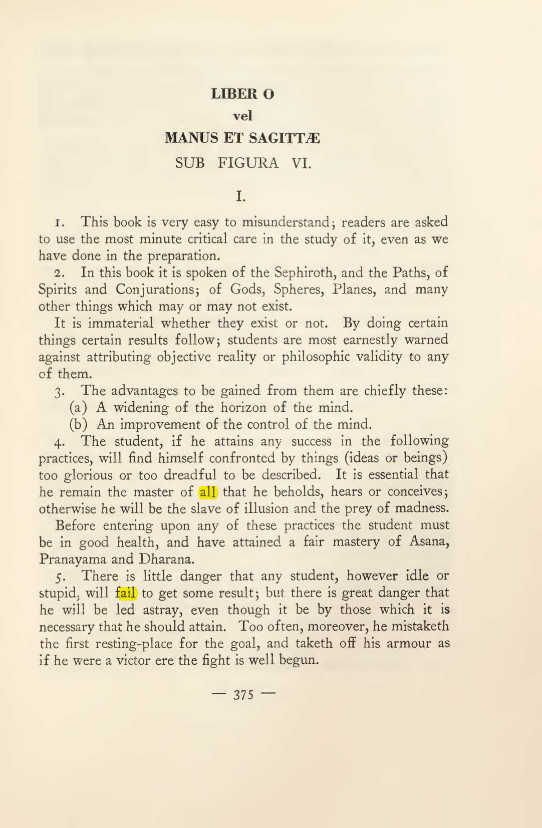 Original scan of Magick in Theory and Practice (Section 4), PDF page 75