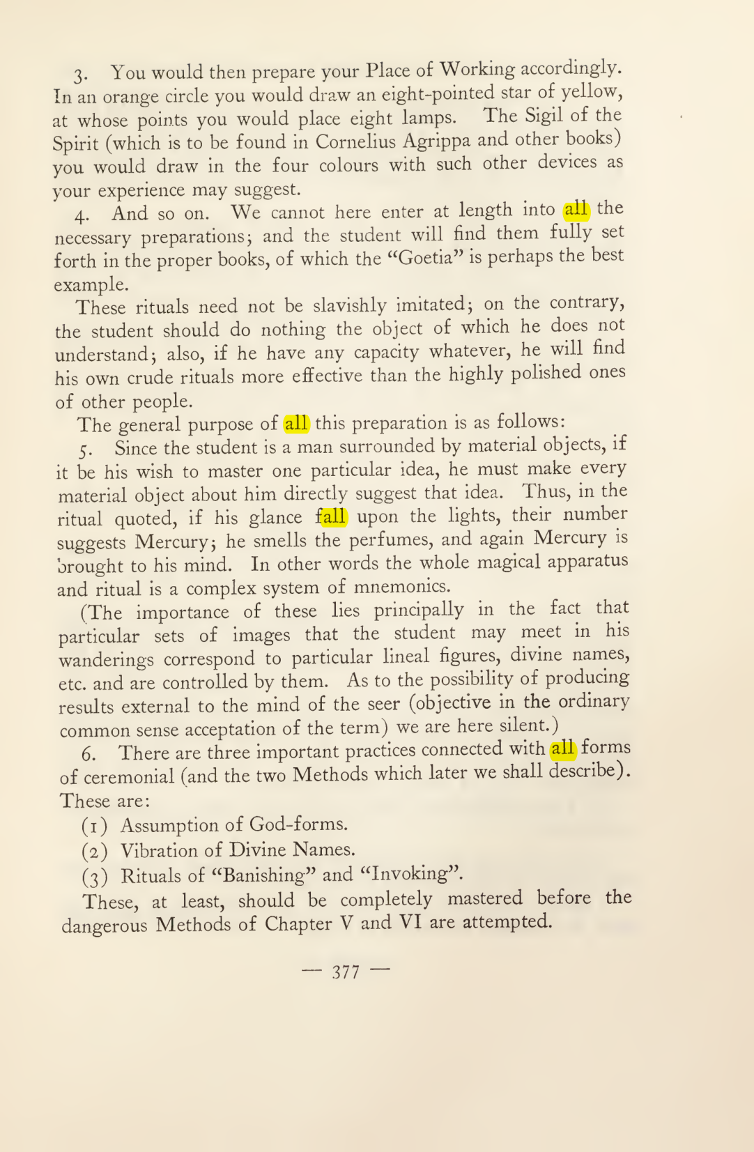 Original scan of Magick in Theory and Practice (Section 4), PDF page 77