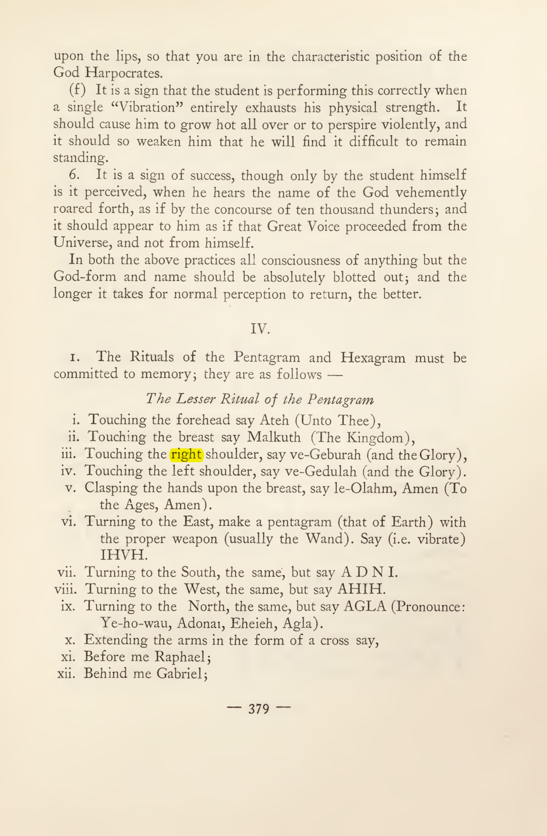 Original scan of Magick in Theory and Practice (Section 4), PDF page 79